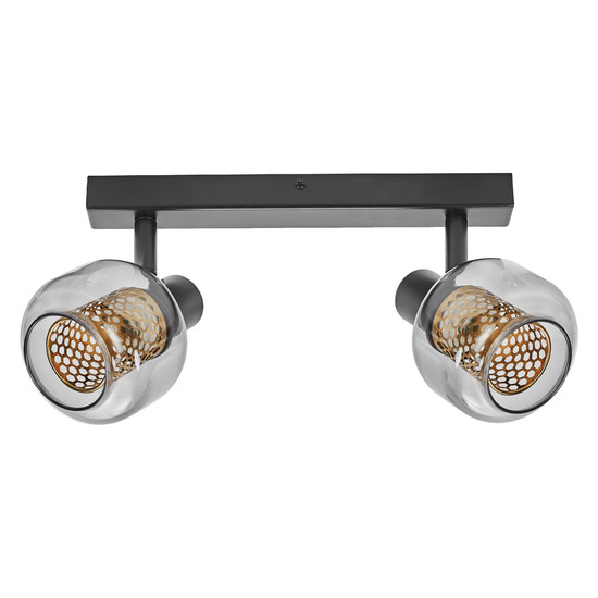 OSRAM LED Deckenleuchte DECOR SPOT FIREFLY 2X2.8W 827 E14 Black Dimmbar Warm weiß 4099854472091