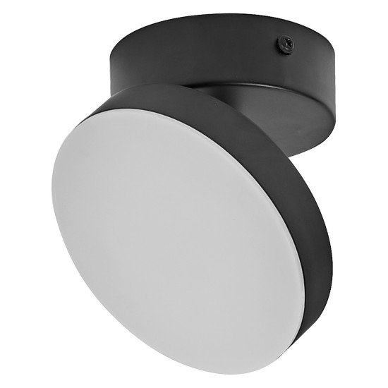OSRAM LED Deckenleuchte DECOR SPOT MOON 1Spot W 5.5W 830 Black Warm weiß 4099854472190