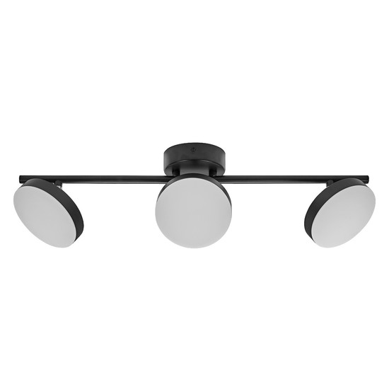 OSRAM LED Deckenleuchte DECOR SPOT MOON 3Spot 16W 830 Black Warm weiß 4099854472275