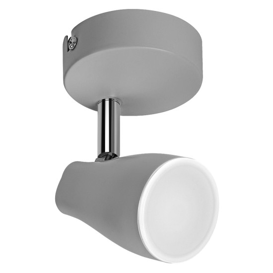 OSRAM LED Spotleuchte LED SPOT PEAR GREY 1 x 4.3W 2700K GU10 Warm weiß 4099854473845