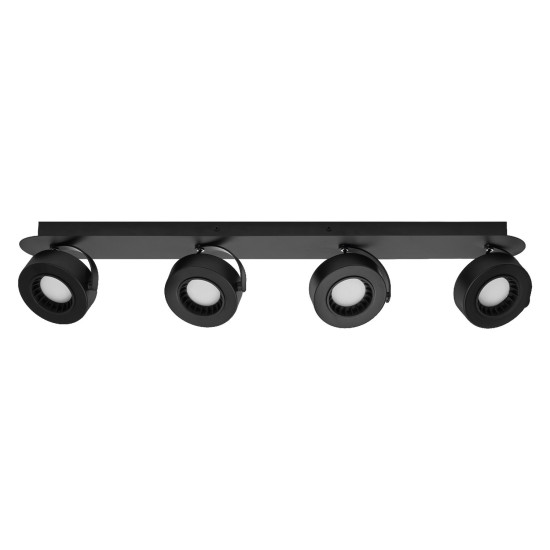 OSRAM LED Deckenleuchte DECOR SPOT VENUS BLACK 4 Spot Warm weiß 4099854474330