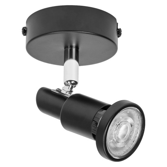 OSRAM LED Deckenleuchte LED SPOT BLACK 1 X 3.4W 927 DIM Dimmbar Warm weiß 4099854474354
