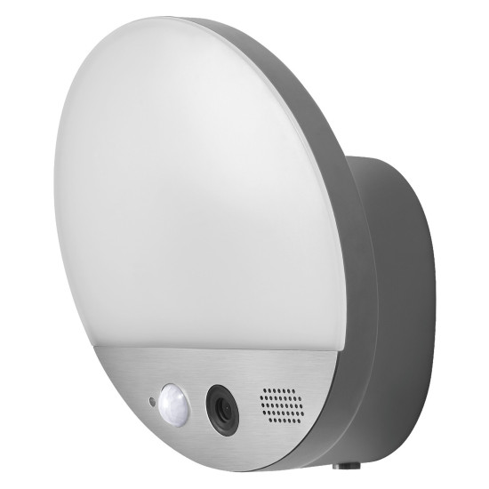 OSRAM LED Aussenleuchte SMART+ ROUND CAMERA Round Dimmbar Warm weiß 4099854474910
