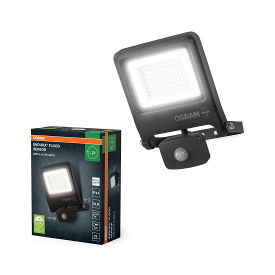 OSRAM LED Fluter ENDURA Flood Sensor Cool White PCR Neutralweiss 4099854487064