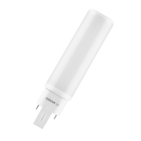 OSRAM LED Leuchtmittel OSRAM DULUX LED D/E HF & AC MAINS 6W 865 G24Q-1 Kaltweiss 4099854501777