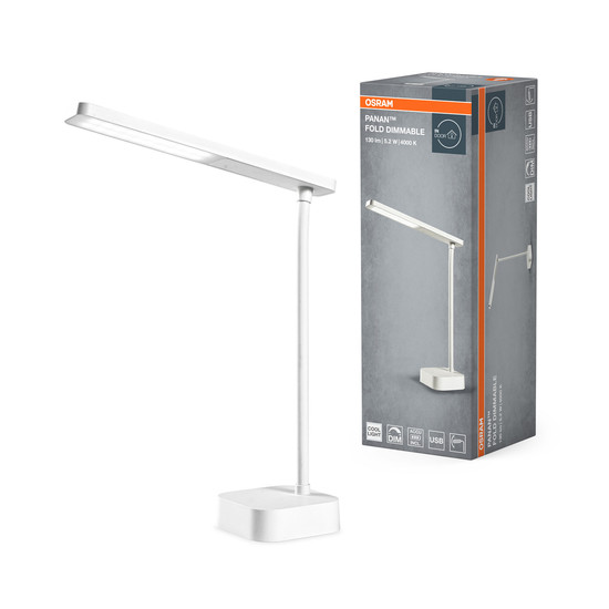 OSRAM LED Tischleuchte PANAN FOLD DIM 4000K Dimmbar Neutralweiss 4099854507472