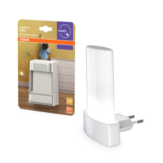 OSRAM LED Nachtlicht LUNETTA Shine White Warm weiß 4099854530654