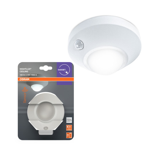 OSRAM LED Deckenleuchte NIGHTLUX Ceiling White Neutralweiss 4099854530807