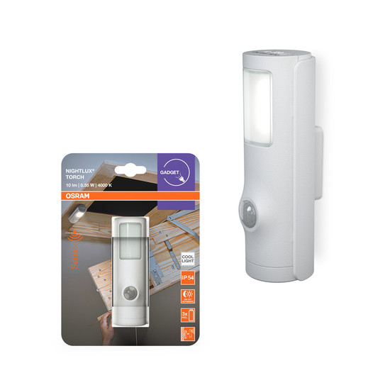 OSRAM LED Nachtlicht NIGHTLUX Torch White Neutralweiss 4099854531231