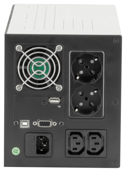 Legrand USV-Anlage Keor SP mit 1500 VA/900 W - 2x Schuko-Steckdose, 2x IEC - Batterie 12V/9Ah, AVR, LED-Monitoring, 310190