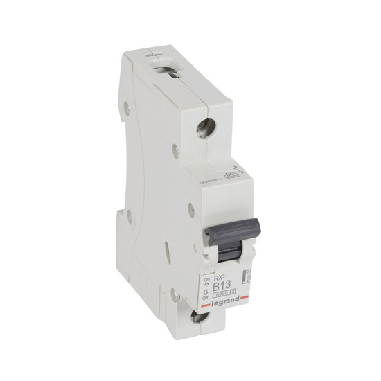 Legrand RX3 Leitungsschutzschalter, Schutzschalter, B-Charakteristik, 13A, 1-polig, 6000A, 230/400VAC, 1TE, 12 Stück, 419135