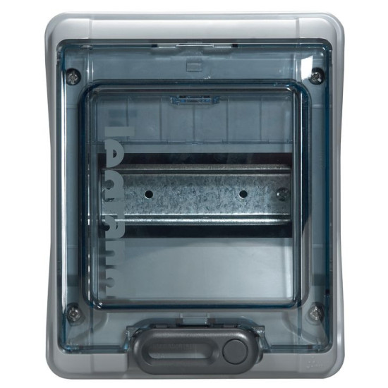 Legrand Plexo Feuchtraumverteiler, Sicherungskasten, Aufputz, IP65 - IK09, 1-reihig, 6 Module, Innen- und Außenbereich, 200 x 164 x 115,6mm, 601976