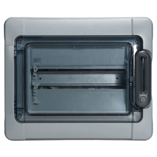 Legrand Plexo Feuchtraumverteiler, Sicherungskasten, Aufputz, IP65 - IK09, 1-reihig, 12 Module, Innen- und Außenbereich, 282 x 340 x 141mm, 601981