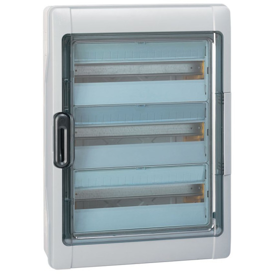 Legrand Plexo Feuchtraumverteiler, Sicherungskasten, Aufputz, IP65 - IK09, 3-reihig, 54 Module, Innen- und Außenbereich, 622 x 448 x 161mm, 601987