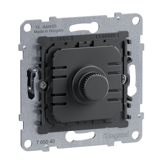 Legrand SEANO Universal-Drehdimmer-Einsatz, 300 W ohne Neutralleiter, Phasenan-/-abschnitt, 5-300W, mit Schraubklemmen, 2-Leiteranschluss, 765040