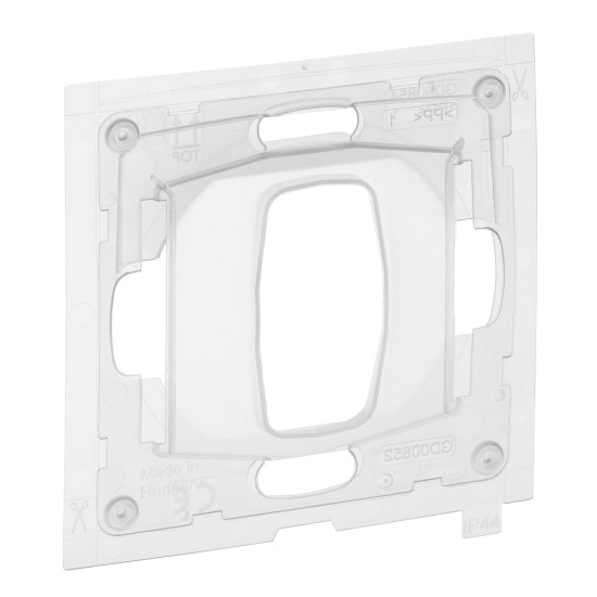Legrand SEANO IP44-Kit zur Verwendung von Standardeinsätzen (Wechselschalter, Taster) in Feuchtrauminstallationen, aufrüsten von IP21 auf IP44 Feuchtraumfunktionen, 765044
