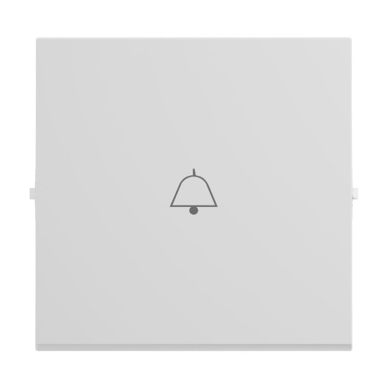 Legrand SEANO Wippe mit Klingelsymbol für Wechselschalter, Taster und Kreuzschalter, Schalterabdeckung, Wippenplatte, Ultraweiß, 765112