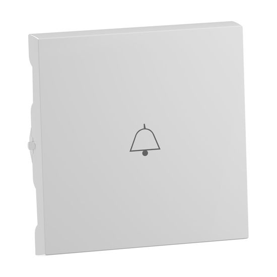 Legrand SEANO Wippe mit Klingelsymbol für Wechselschalter, Taster und Kreuzschalter, Schalterabdeckung, Wippenplatte, Ultraweiß, 765112