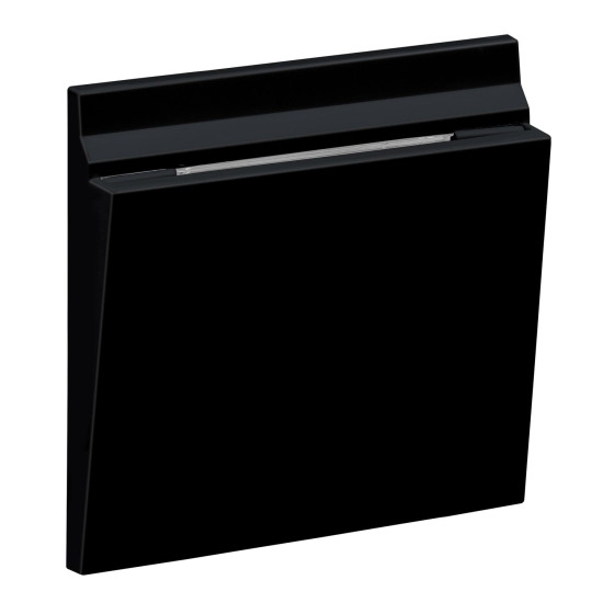 Legrand SEANO Abdeckung für mechanischen Hotel-Card-Schalter, Schwarz, 765343