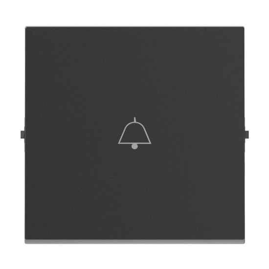 Legrand SEANO Wippe mit Klingelsymbol für Wechselschalter, Taster und Kreuzschalter, Schalterabdeckung, Wippenplatte, Anthrazit, 765412