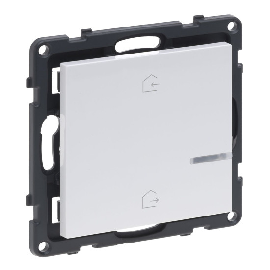 Legrand SEANO with Netatmo Master-Switch Kommen/Gehen, Steuern von Alltagsszenarien, HOME + CONTROL App, Smart Home, Ultraweiß, 765636