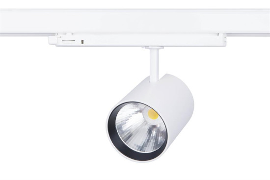 Lival LED-Stromschienenstrahler Bingo 26W 930 2150lm 55° weiss 90Ra