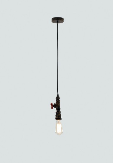 LUCE Design Armacord Pendelleuchte E27 dimmbar Rostfarbig Antik