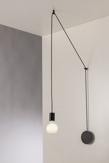 LUCE Design Habitat Deckenleuchte E27 dimmbar Schwarz