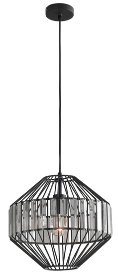 LUCE Design Opium Pendelleuchte E27 dimmbar 34cm Schwarz