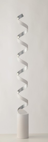LUCE Design Helix LED Stehleuchte 10fach 4000 K 30W Weiß, Silber