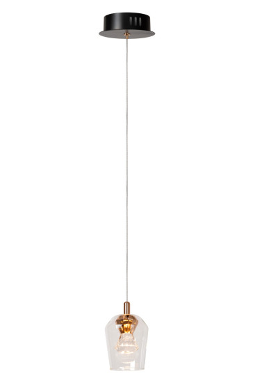 Lucide BERLIANE LED Pendelleuchten 4W dimmbar Warmweiss Modern Transparent 65-164,5cm 00430/04/60