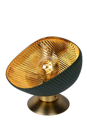 Lucide EXTRAVAGANZA GOBLETT Tischlampe E27 Grün, Gold 03526/01/33