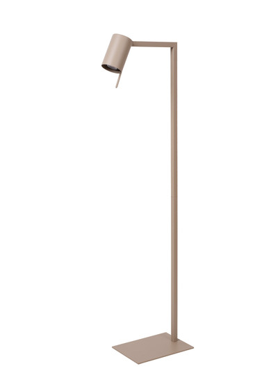 Lucide LESLEY GU10 Stehlampe Mit Leselampe Modern Taupe 03725/01/41
