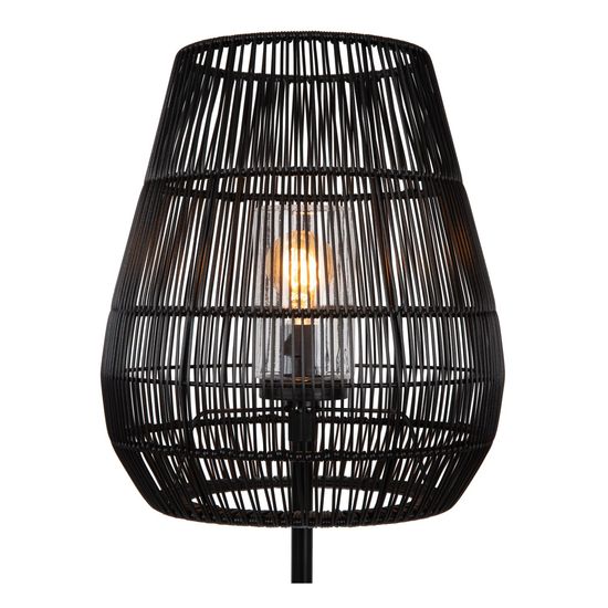 Lucide NERIDA Stehleuchte E27 Schwarz IP44 03845/81/30