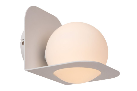 Lucide DAVY Wandleuchte G9 Weiß, Opal IP44 04211/01/31
