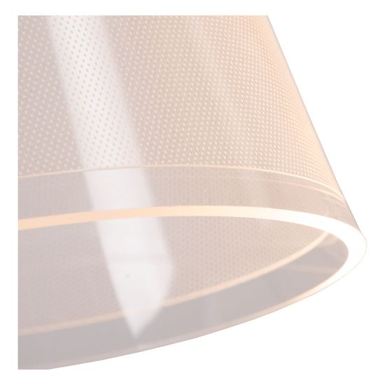 Lucide KORGIS LED Wandleuchte 10W Transparent, Schwarz IP44 04213/10/30