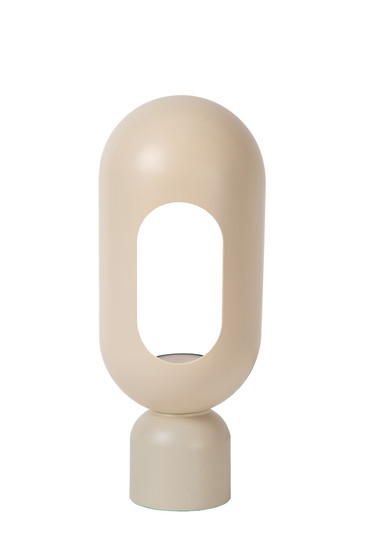 Lucide BARRIS E27 Tischlampe Modern Taupe 05549/01/41