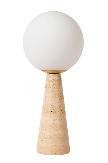 Lucide EVIN E27 Tischlampe Modern Opal 05551/01/61
