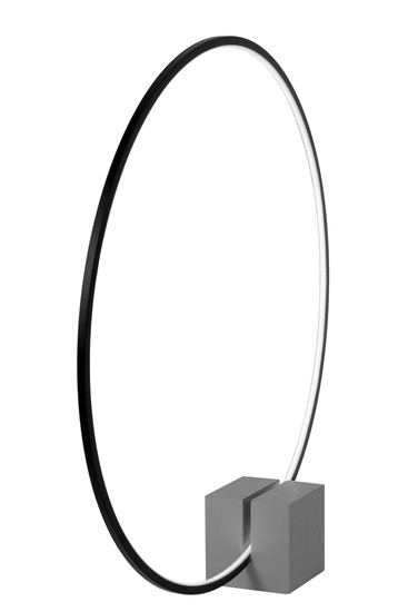 Lucide CIRKELIS LED Tischlampe 24W dimmbar Warmweiss Modern Schwarz 05555/24/30