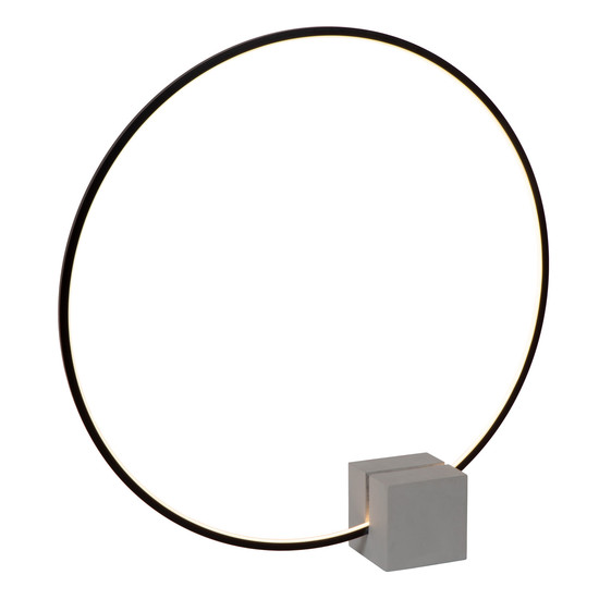 Lucide CIRKELIS LED Tischlampe 24W dimmbar Warmweiss Modern Schwarz 05555/24/30
