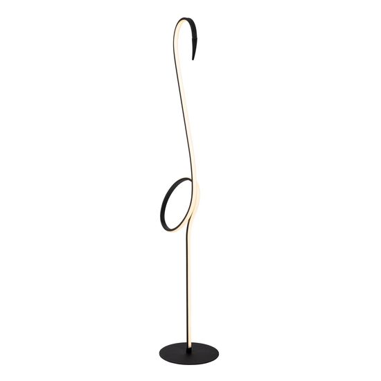 Lucide FLAMINGO LED Stehleuchte RGB 14W Multifärben, Schwarz 05745/14/99