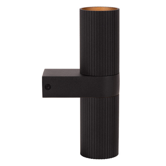 Lucide CLUBS GU10 Wandstrahler 2-fach Modern Schwarz 09239/02/30