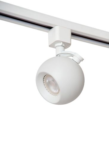 Lucide TRACK FAVORI Schienenstrahler 1-Phasen Stromschienensystem GU10 360° drehbar Weiß 09953/01/31