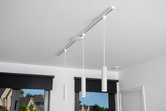 Lucide TRACK FLORIS Pendelleuchte 1-Phasen Stromschienensystem GU10 Weiß 09955/01/31