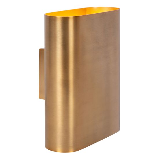 Lucide OVALIS Wandleuchte 2x E14 Mattes Gold, Messing 12219/02/02