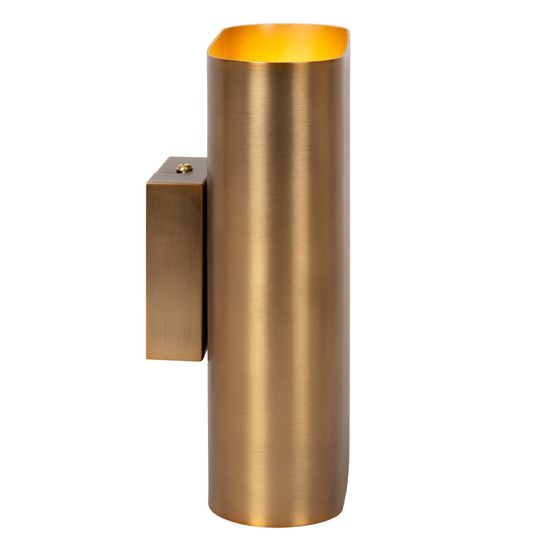 Lucide OVALIS Wandleuchte 2x E14 Mattes Gold, Messing 12219/02/02