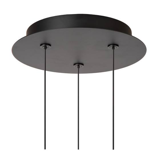 Lucide KLIGANDE LED Pendelleuchten 3-fach 8W dimmbar Warmweiss Modern Schwarz 70-150cm 13496/21/30