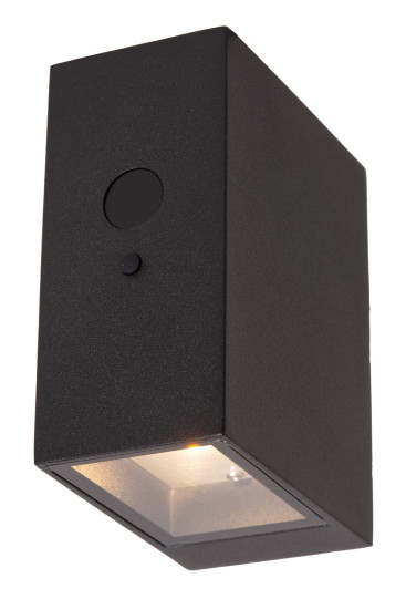 Lucide BOLTON LED Wandleuchte 1W dimmbar IP54 Steuerbare Lichtfarbe Modern Schwarz 15814/01/30