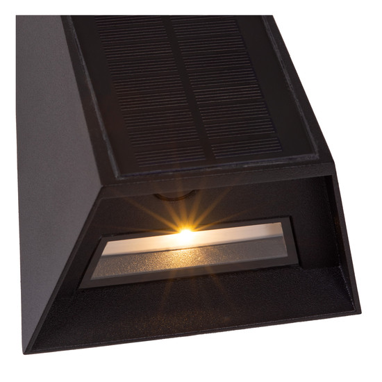 Lucide LUTON LED Wandleuchte 1W dimmbar IP54 Steuerbare Lichtfarbe Modern Schwarz 15815/01/30