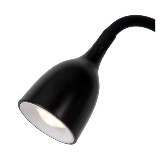 Lucide MILO LED Schreibtischleuchte 3,2W mit flexiblem Lesearm Schwarz 18673/03/30